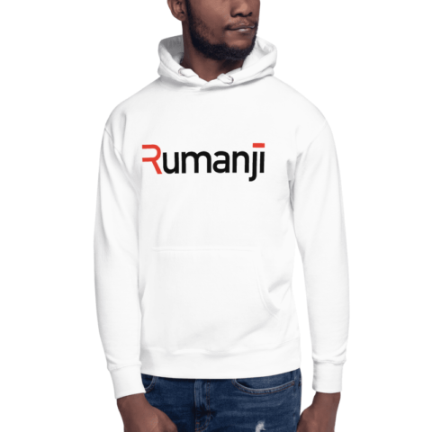 Rumanji hoodie 3 white