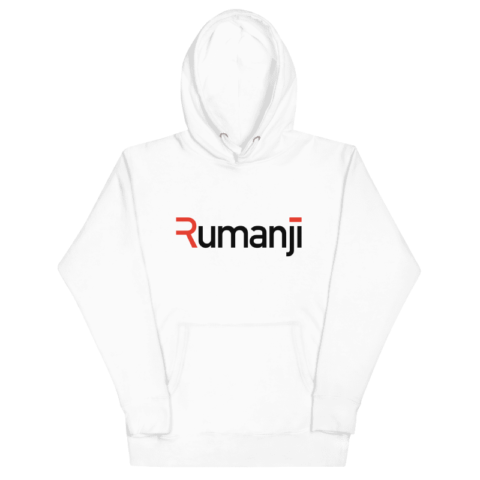 Rumanji hoodie white 2