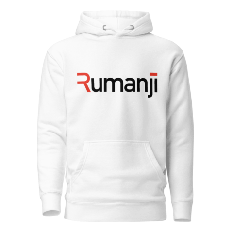 Rumanji hoodie white