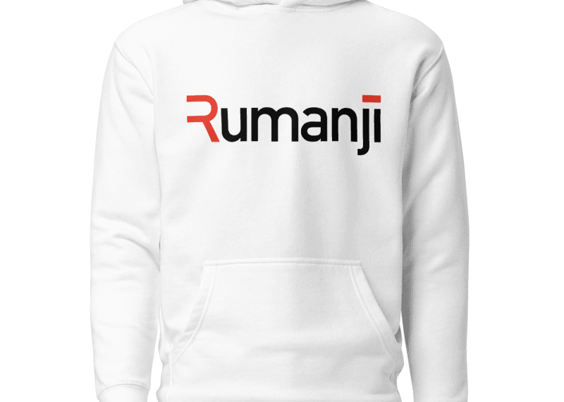 Rumanji hoodie white