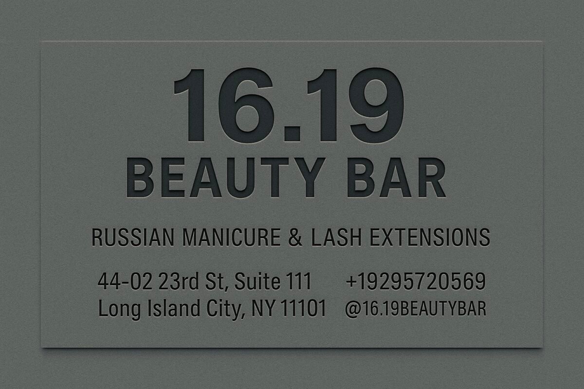 16.19 Beauty Bar/ Russian Manicure & Lash Extension