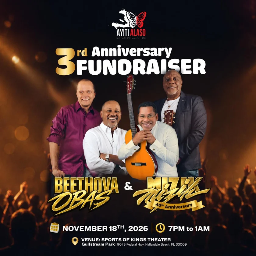 AYITI ALASO 3RD ANNIVERSARY FUNDRAISER in Miami