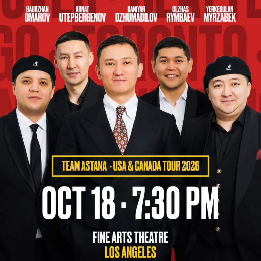 Team Astana in Los Angeles